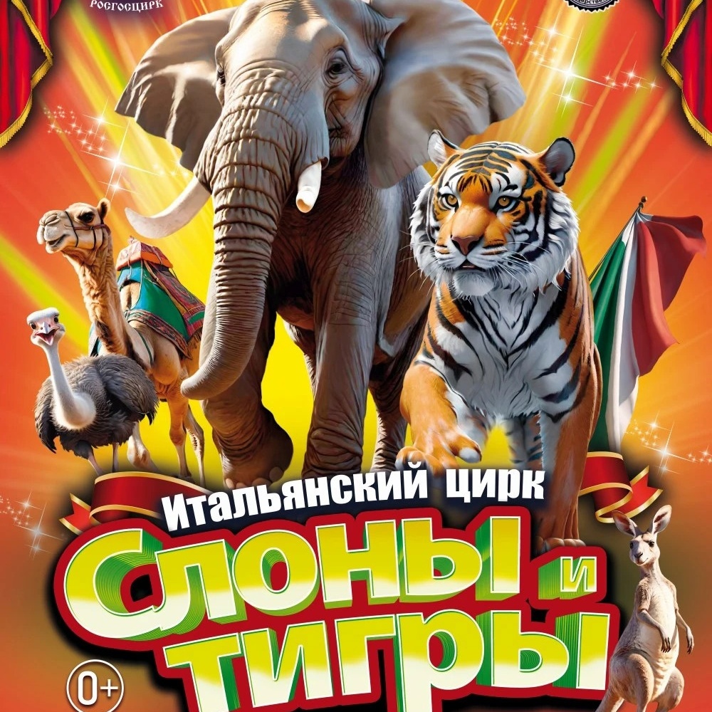 Цирковое шоу «Слоны и тигры»